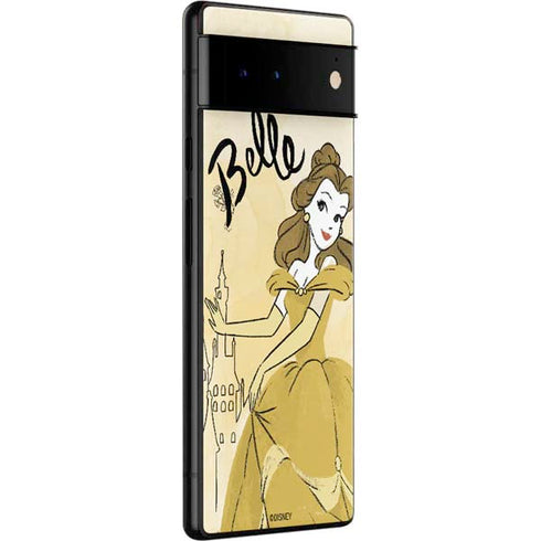 Disney Princess Belle Art Google Pixel 6 Pro Skin
